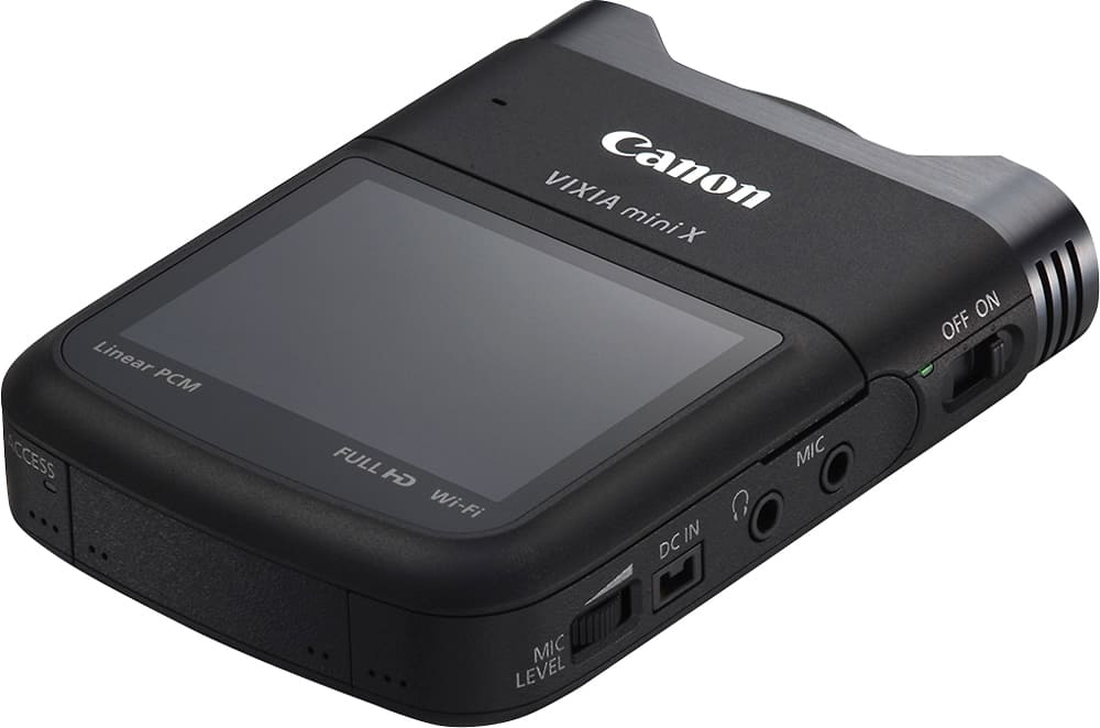 Best Buy: Canon VIXIA Mini X HD Flash Memory Camcorder Black 9114B002