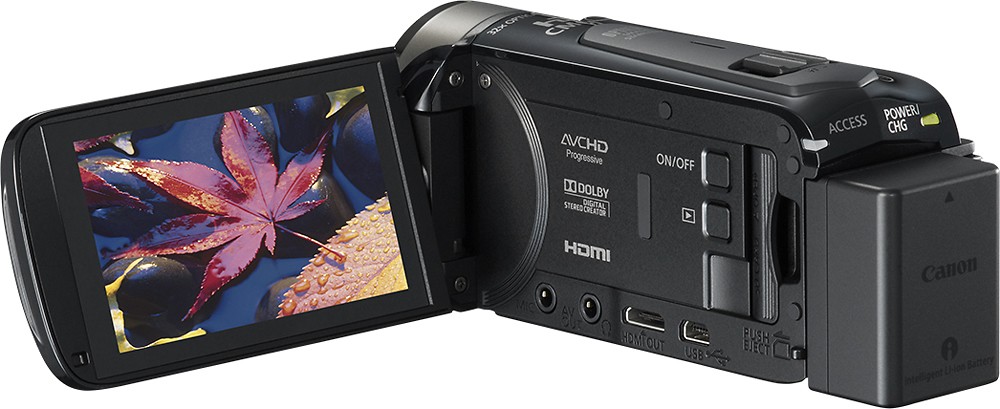 Best Buy: Canon VIXIA HF R52 32GB HD Flash Memory Camcorder Black