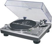 Front. Audio-Technica - Professional Turntable - Silver.
