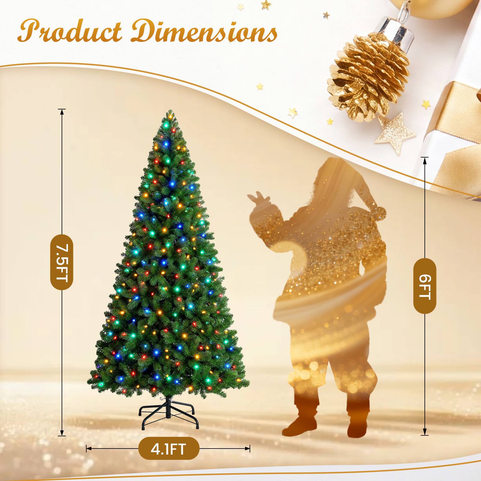 Product Dimensions
7.5FT
6FT
4.1FT