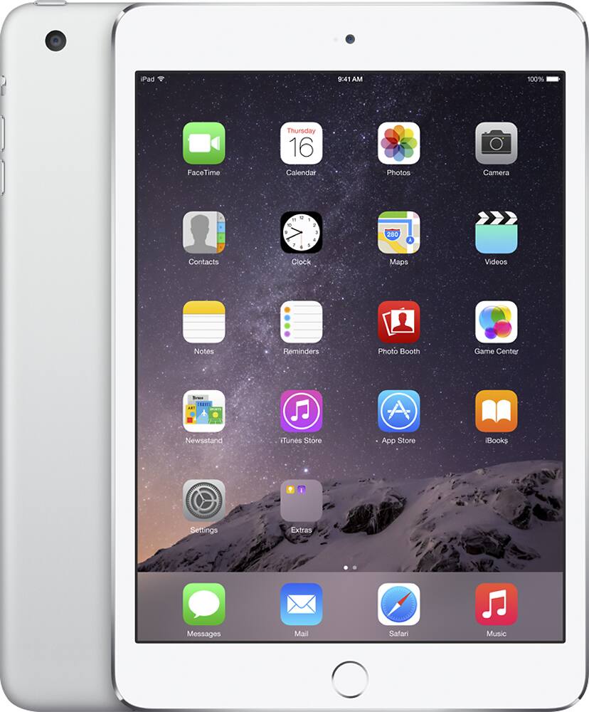 Alt View 1. Apple - iPad mini 3 Wi-Fi 16GB.