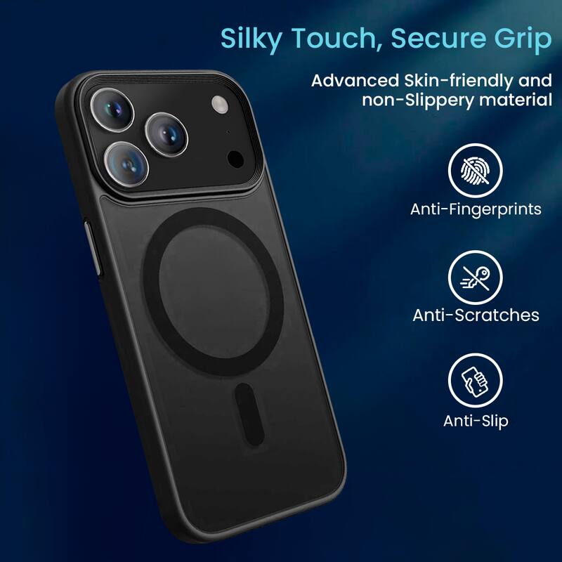 Silky Touch, Secure Grip

Advanced Skin-friendly and non-Slippery material

- Anti-Fingerprints
- Anti-Scratches
- Anti-Slip