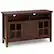 Front. Simpli Home - Artisan solid wood 48 inch Wide Contemporary TV Media Stand For TVs up to 55 inches - Russet Brown.