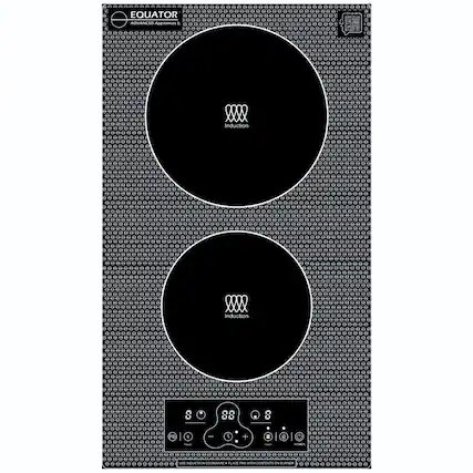 EQUATOR
ADVANCED APPLIANCES
Induction Cooktop
USE INDUCTION COOKWARE + PLACE PAN WITH CONTENTS ON BURNER
Induction