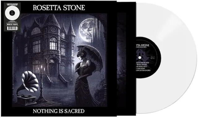 LIMITED EDITION ONLY 250 MADE
ROSETTA STONE
NOTHING IS SACRED
WHITE VINYL
TITA STONE
HING IS SACRED
33 1/3 RPM
FEAR THE REAPER
WHITE ROOM
BLACK HOLE SUN
THE LIGHT
NOW NEVER KNOWS