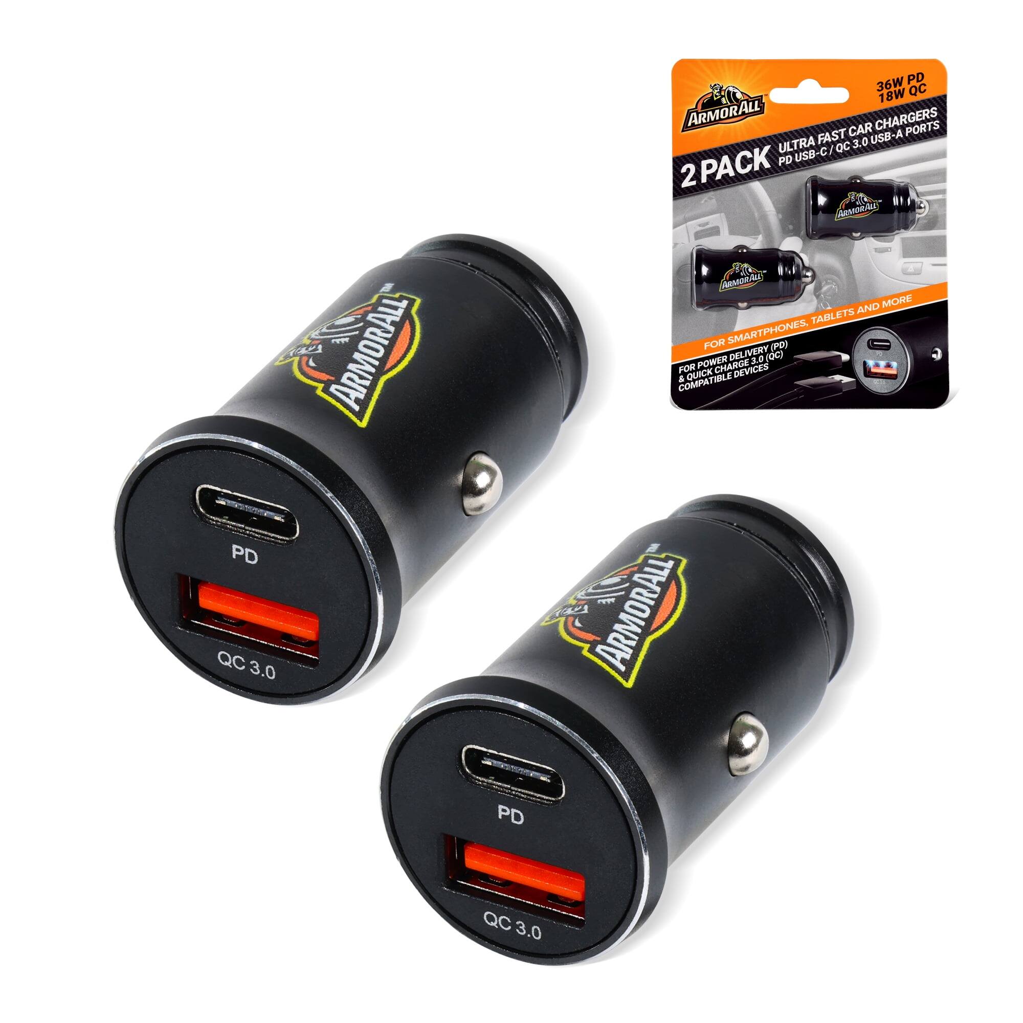 F 1 ARMORALL PD QC 3.0 36W PD 18W QC ARMORALL CHARGERS FAST CAR USS-A PORTS ULTRA OC 3.0 PD USB-C/ 2 PACK 1 AND MORE TABLETS FOR SMARTPHONES, JPSO DELIVERY 3.0 R 0C FOR QUICK CHARGE POWER CHARGE a QUACK TLE DEVICES COMPATIBLE ARMORALL n PD QC3.0 QC 3.0