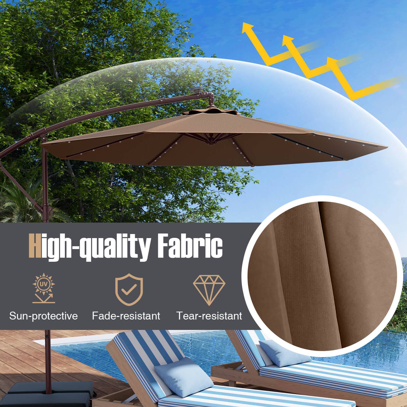 High-quality Fabric  
UV Sun-protective  
Fade-resistant  
Tear-resistant