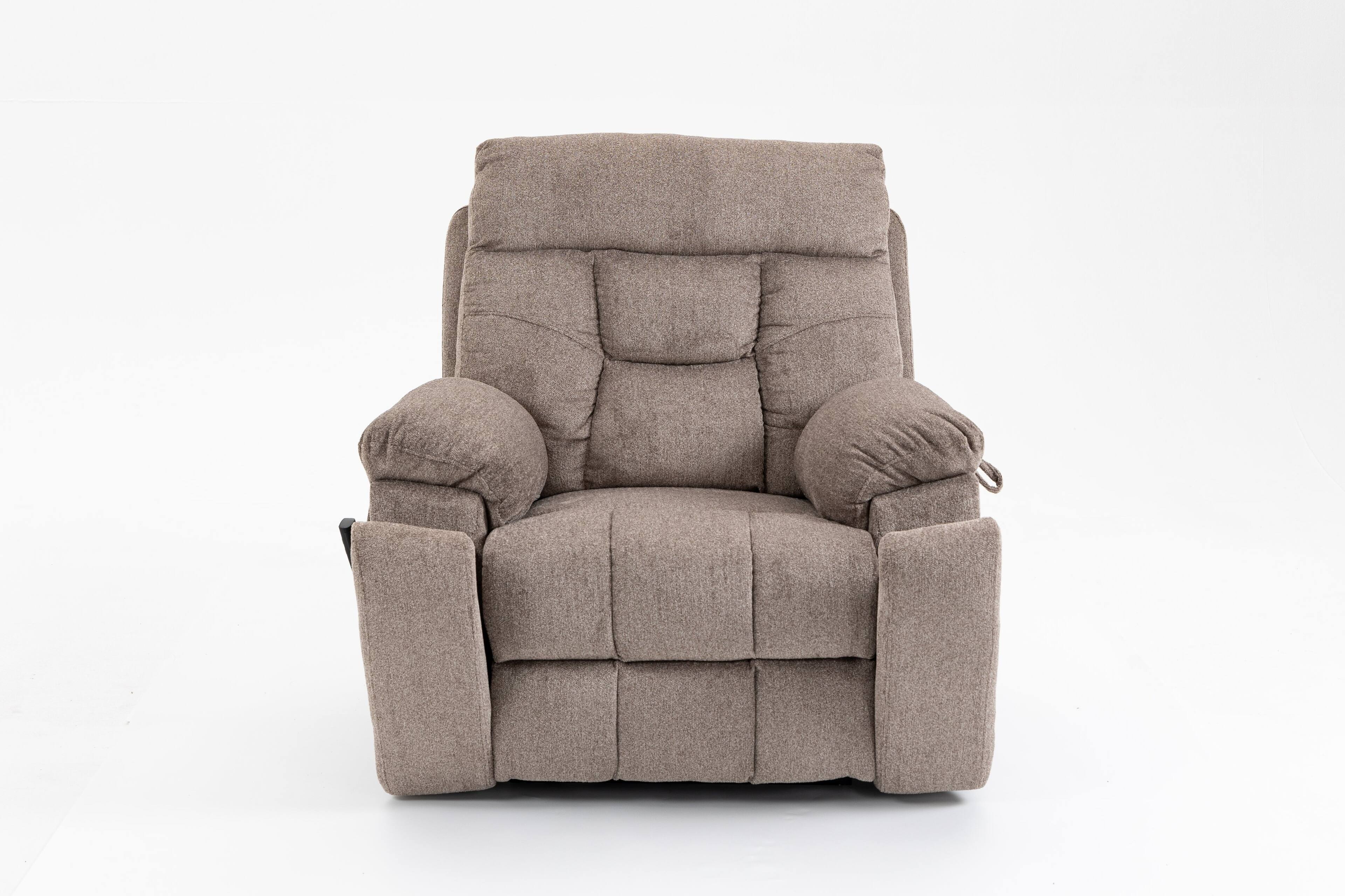 Alt View 5. TinyHomie - Old age electric lift chair flat high density foam electric sofa with heating and massage functions can tilt - Brown.