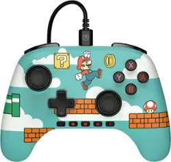 PowerA Advantage Wired Controller for  Nintendo Switch 2- Mario Time - Front_Zoom