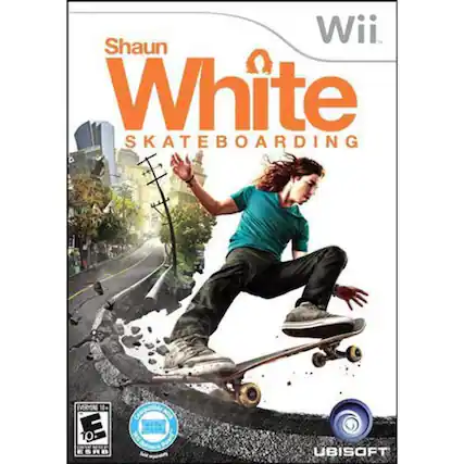 Wii
Shaun White SKATEBOARDING
EVERYONE 10+
UBISOFT - E10+ (Everyone 10+)