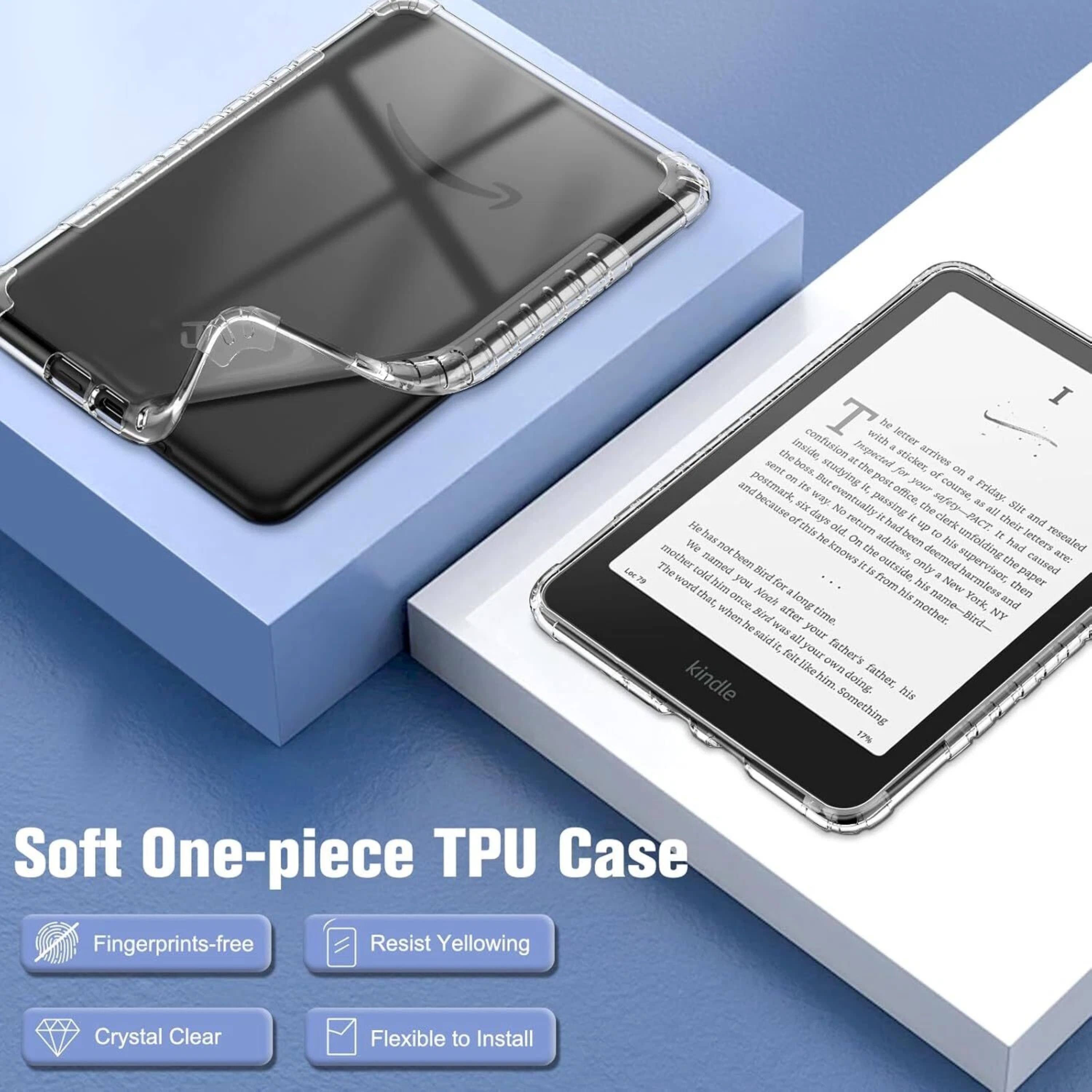 Soft One-piece TPU Case

Fingerprints-free
Resist Yellowing
Crystal Clear
Flexible to Install