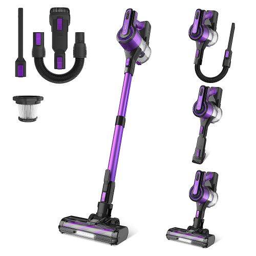 Front. Akoasm - 8-in-1 Cleaner Cordless Vacuum, 30KPa Suction, 350W Motor for Home - Purple.