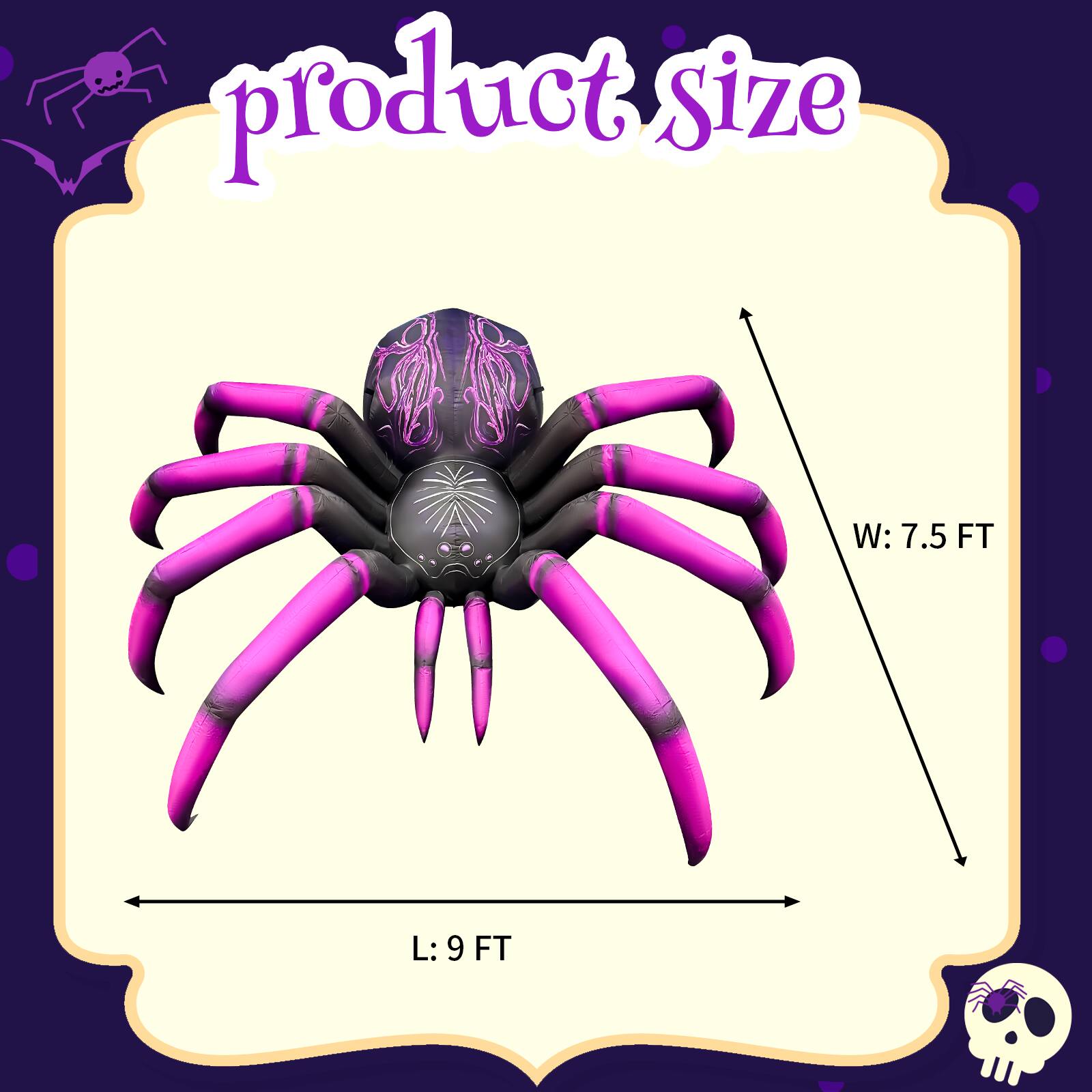 product Size W: 7.5 FT : 9 FT