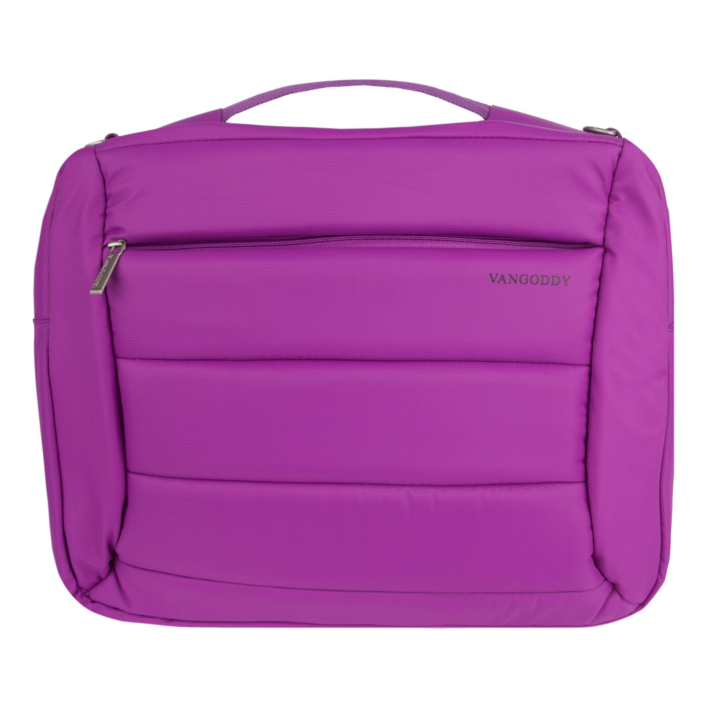 Alt View 8. Vangoddy - 3-in-1 Padded Laptop Bag Messenger Backpack Briefcase Bonni 15-15.6" Laptops Tablets - Purple.