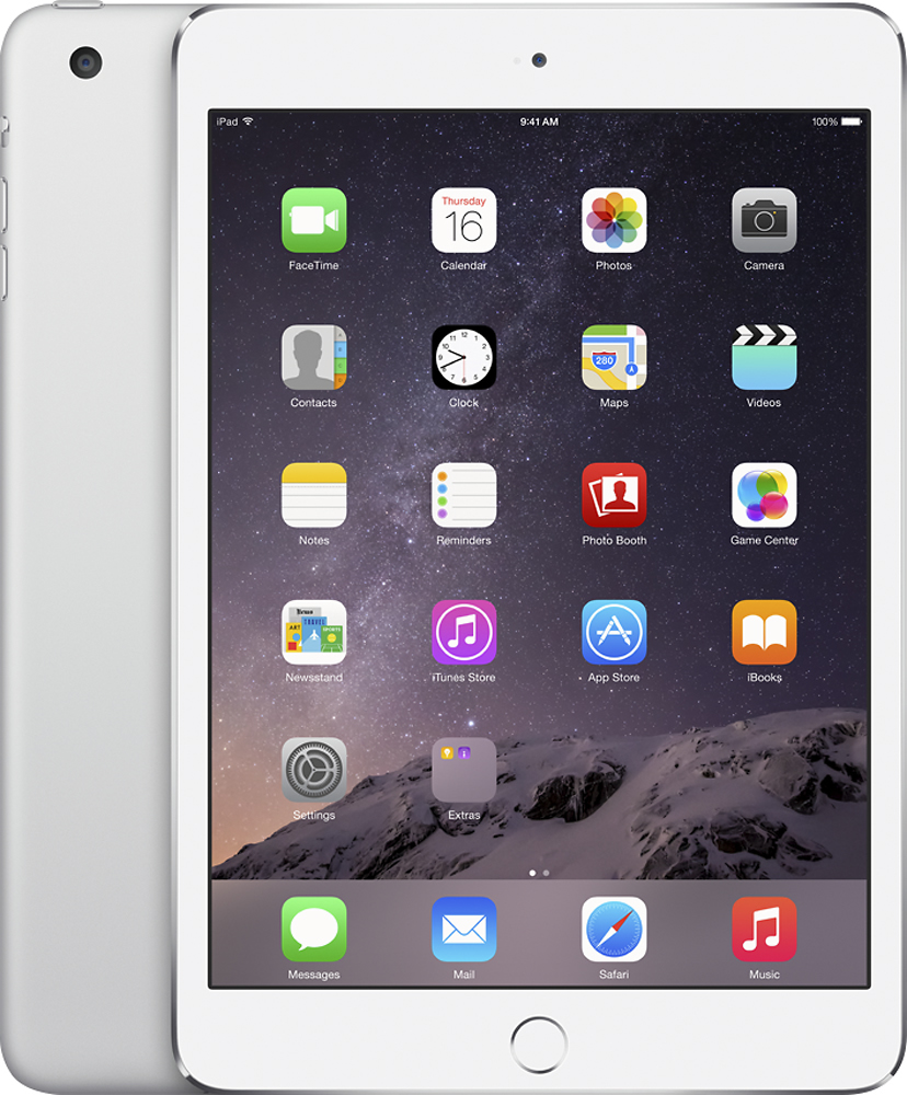 Best Buy: Apple iPad mini 3 Wi-Fi 128GB Silver MGP42LL/A