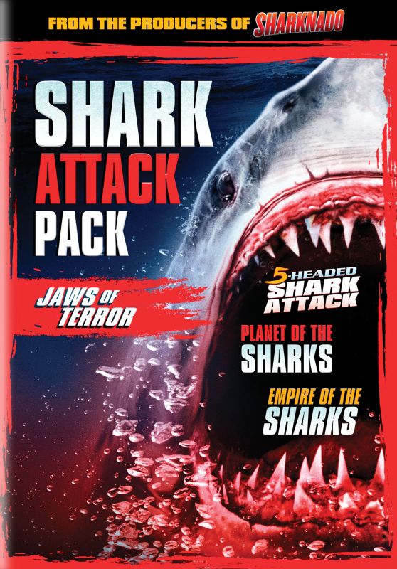  Shark Attack Pack: Jaws of Terror/5 Headed Shark Attack/Planet of the Sharks/Empire of the Sharks [DVD]