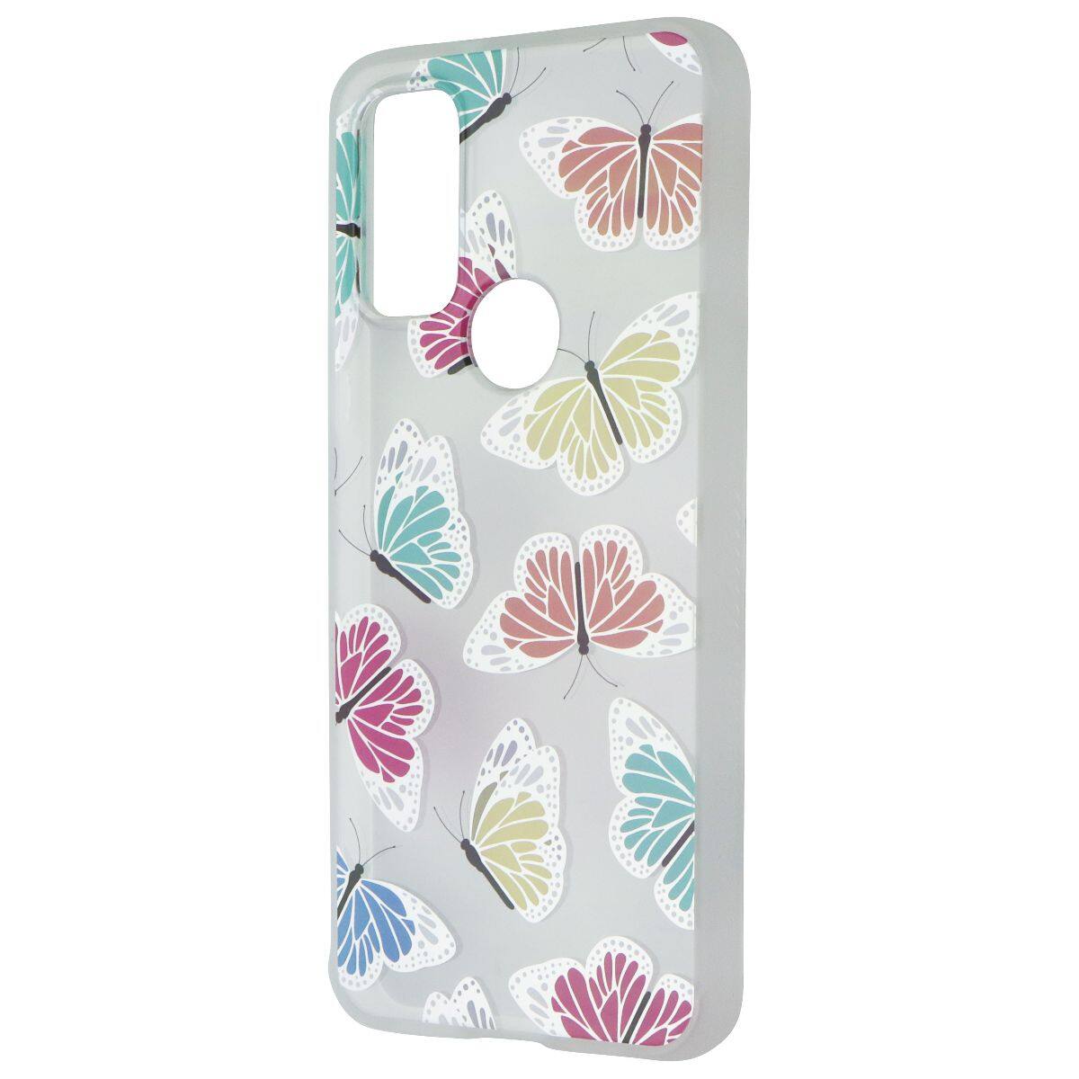 Front. Mybat Pro - MyBat Pro Mood Series Case for Motorola Moto G Pure - Neon Butterflies - Multicolor.