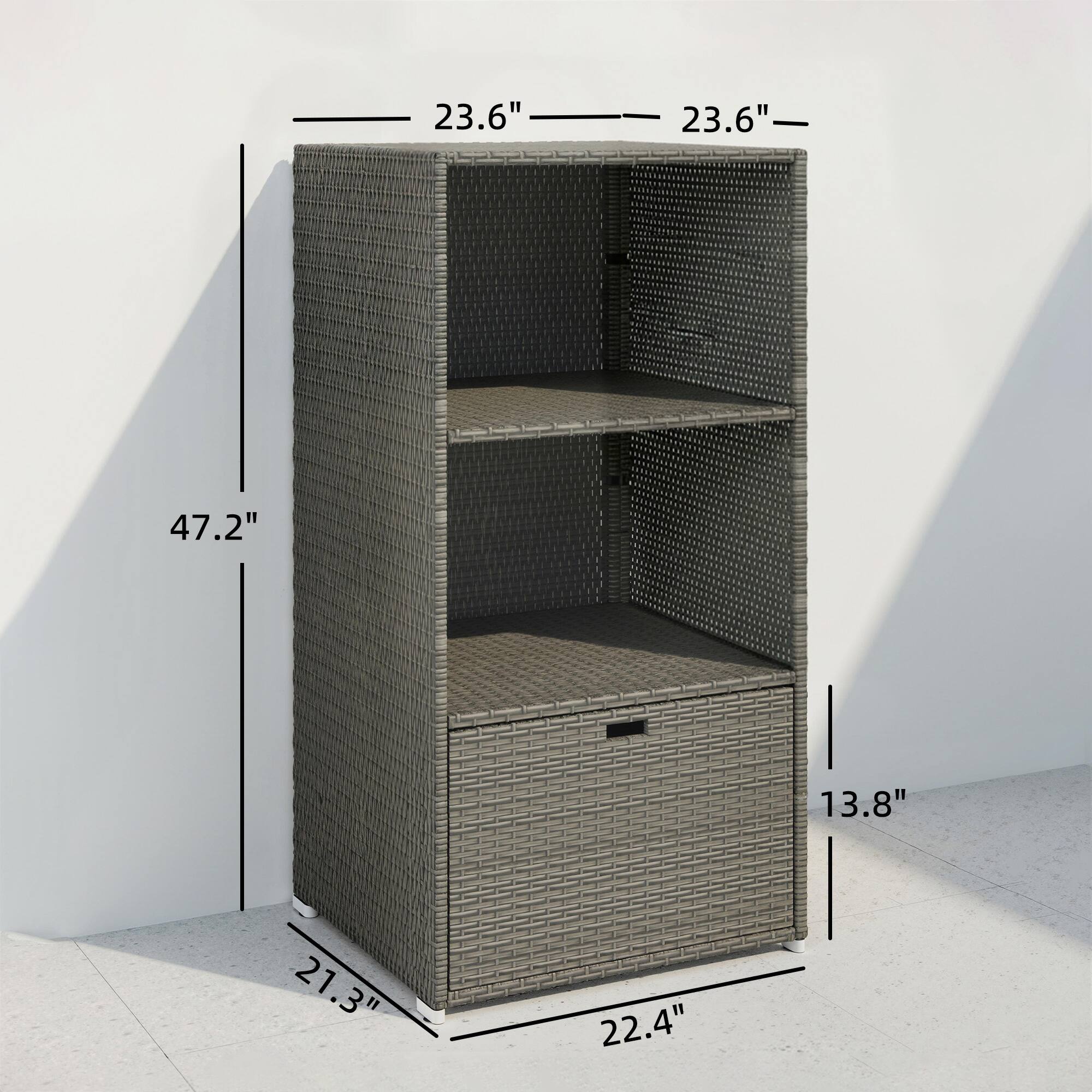 23.6"  
23.6"  
47.2"  
13.8"  
21.3"  
22.4"