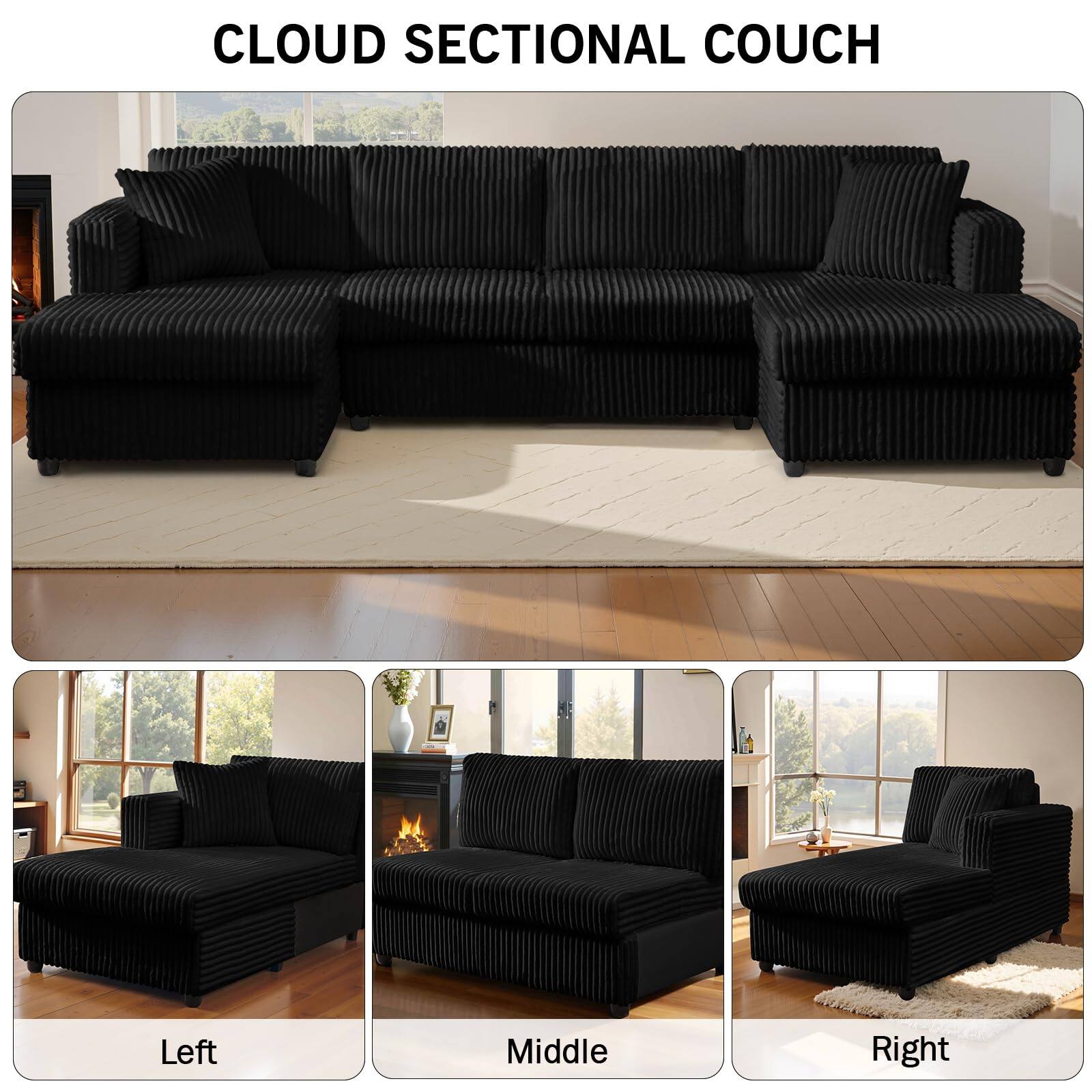 CLOUD SECTIONAL COUCH

Left  
Middle  
Right