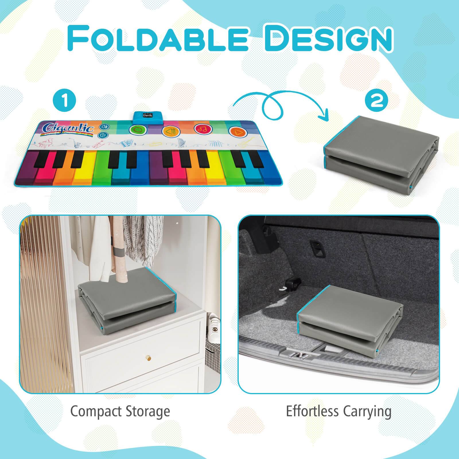 FOLDABLE DESIGN

1 Gigantic Clef

Compact Storage

Effortless Carrying