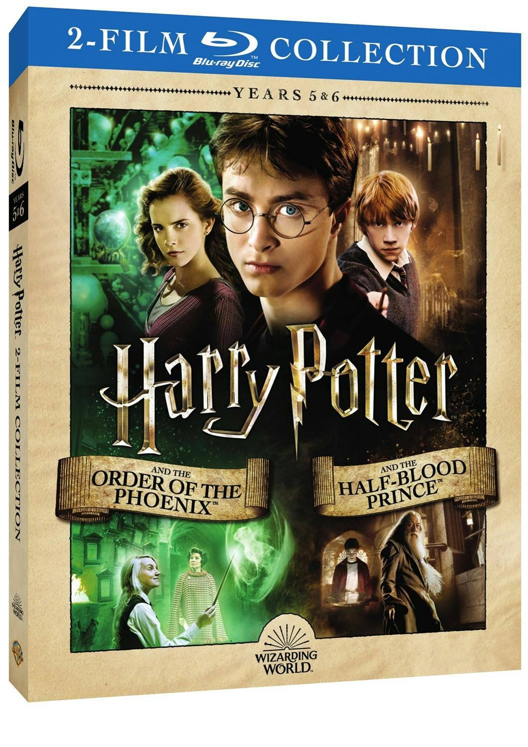 Angle. Harry Potter: Order Of Phoenix/ Half Blood Prince (Blu-ray Double Feature) [Blu-ray].