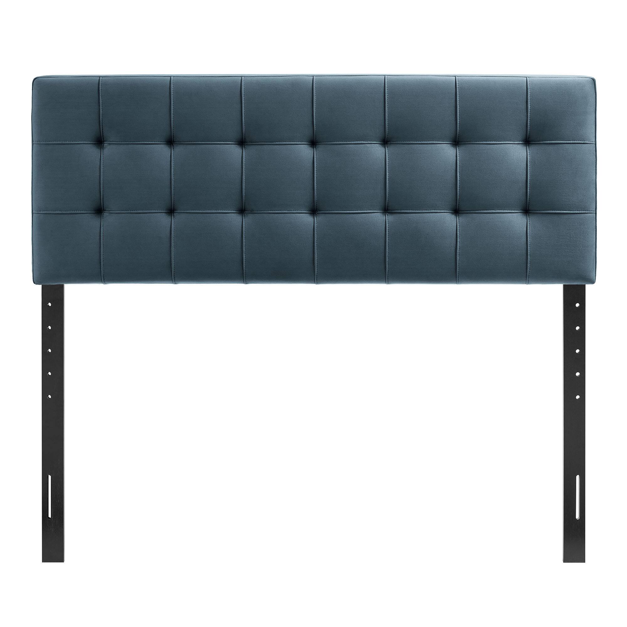 Alt View 2. Modway - Lily Biscuit Tufted Performance Velvet Headboard by Modway - Cadet Blue.