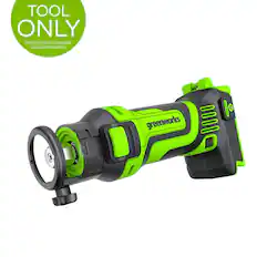 TOOL ONLY
BATTERY AND CHARGER SOLD SEPARATELY
greenworks