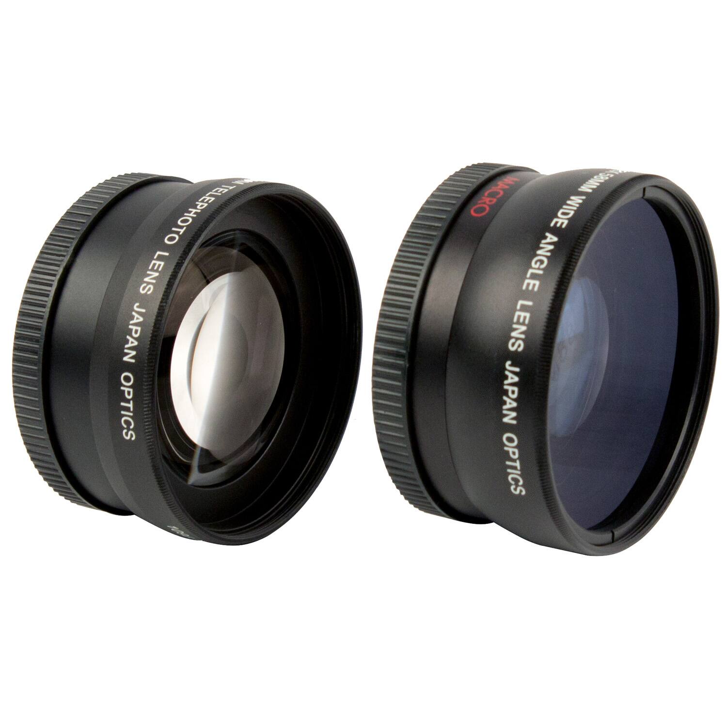 TELEPHOTO LENS  
JAPAN OPTICS  

MACRO  
JAPAN OPTICS  

WIDE ANGLE LENS  
JAPAN OPTICS