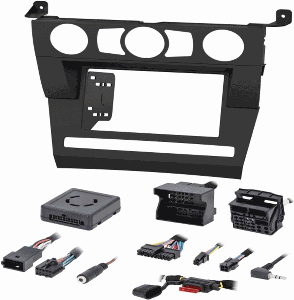 Left. Metra - Dash Kit for 2004-2007 BMW 5 Series Vehicles - Matte Black.