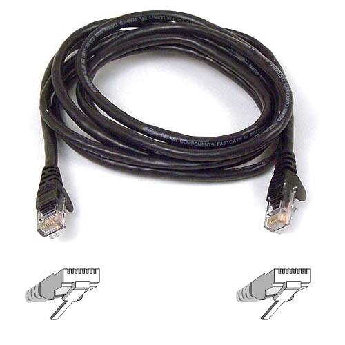 Front Standard. Belkin - Cat. 6 Network Patch Cable - Black.