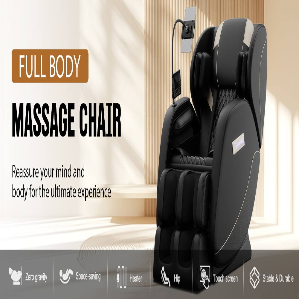 FULL BODY MASSAGE CHAIR

Reassure your mind and body for the ultimate experience

- Zero gravity
- Space-saving
- Heater
- Hip
- Touch screen
- Stable & Durable