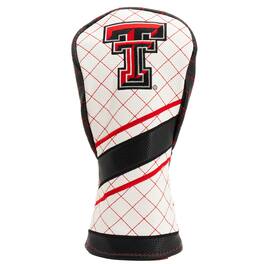 Team Golf - Texas Tech Red Raiders Striped Quilted Fairway Headcover - Multicolor