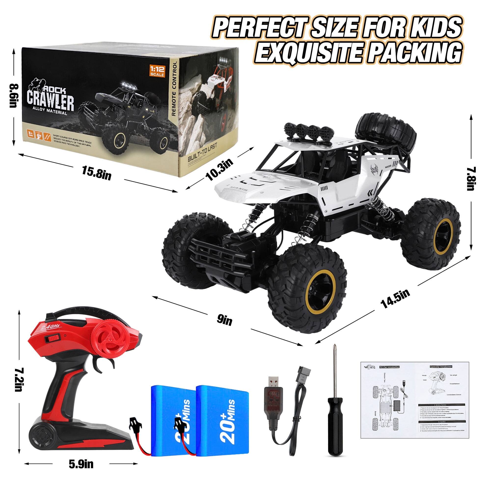 ROCK 8.6in CRAWLER ALLOY MATERIAL  
FB W 10%  
15.8in  
1:12 SCALE  
PERFECT SIZE FOR KIDS EXQUISITE PACKING CONTROL  
BUILT-TO-LAST  
10.3in  
7.8in  
7.2in  
4GHz  
5.9in  
3 Mins  
9in + 20Mins  
14.5in