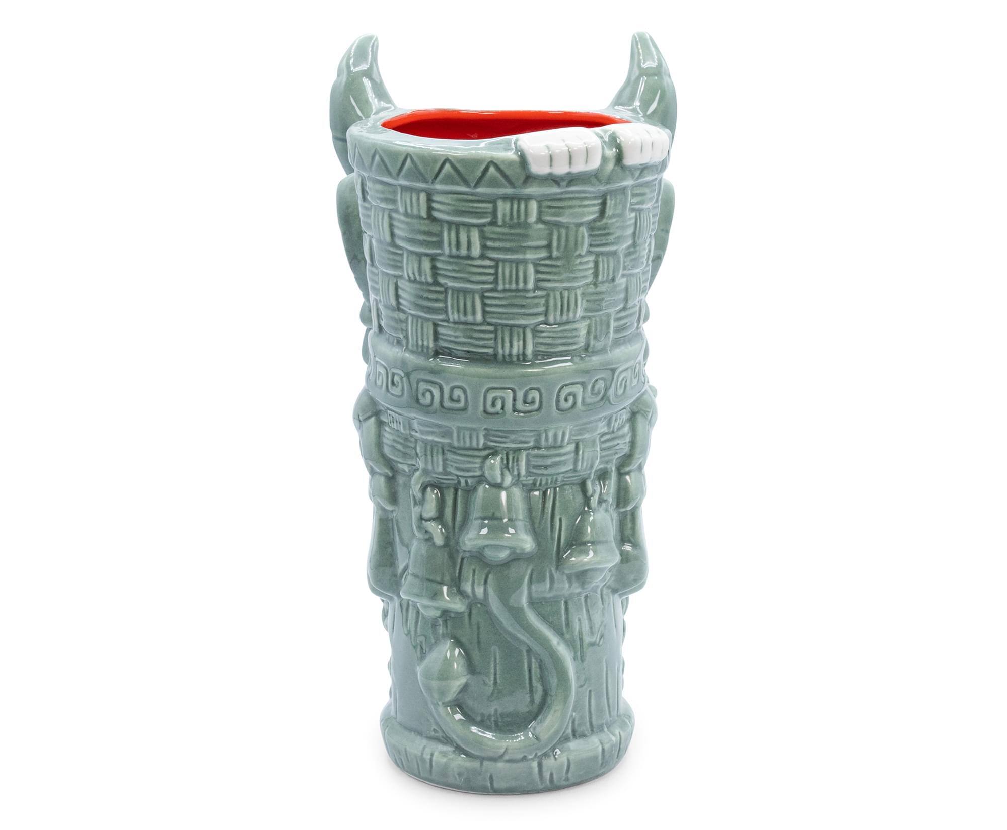Alt View 1. Toynk - Geeki Tikis Krampus Ceramic Mug | Holds 18 Ounces - Green.