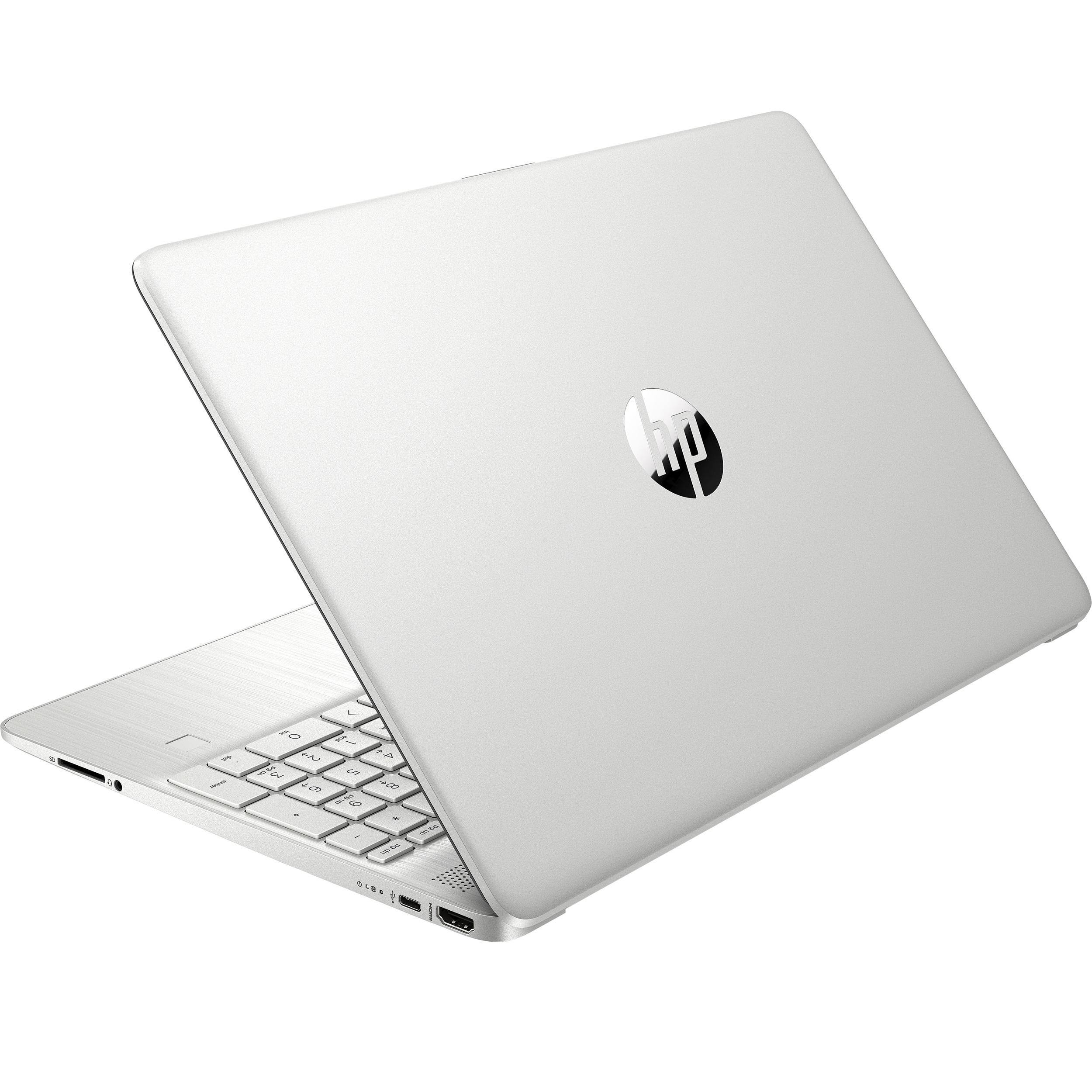 Alt View 4. HP - HP 15.6" FHD IPS Touchscreen Laptop,Intel i7-1255U,32GB DDR4 RAM,1TB SSD+160GB Dock Set,Windows 11 Pro,Silver - Silver.