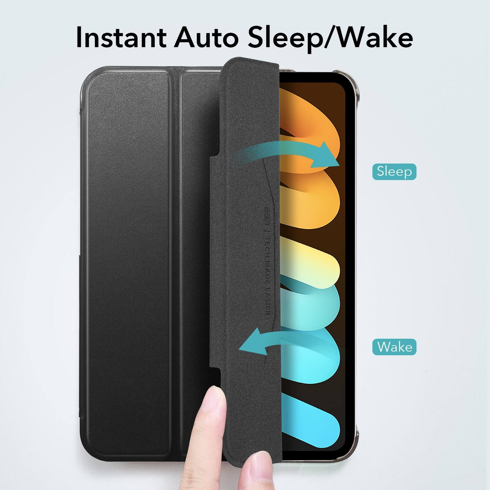 Instant Auto Sleep/Wake: Sleep Easier, Wake Up Easier