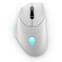 Alienware - AW620M Wireless Optical Gaming Mouse for PC - Wired - Lunar Light