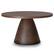 Front. Simpli Home - Winnie Round Coffee Table - Walnut.