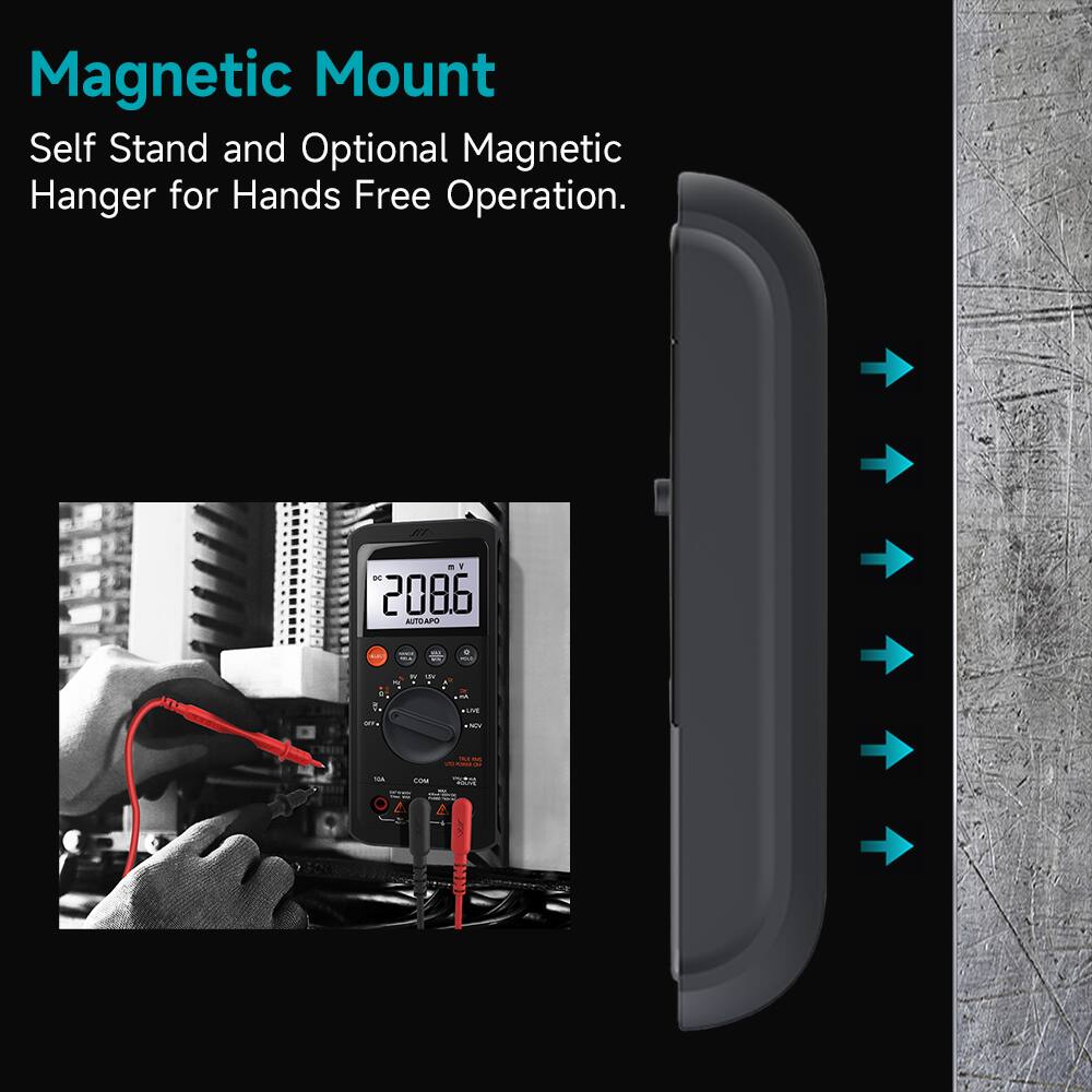 Magnetic Mount  
Self Stand and Optional Magnetic Hanger for Hands Free Operation.  

2086 AUTOAPO