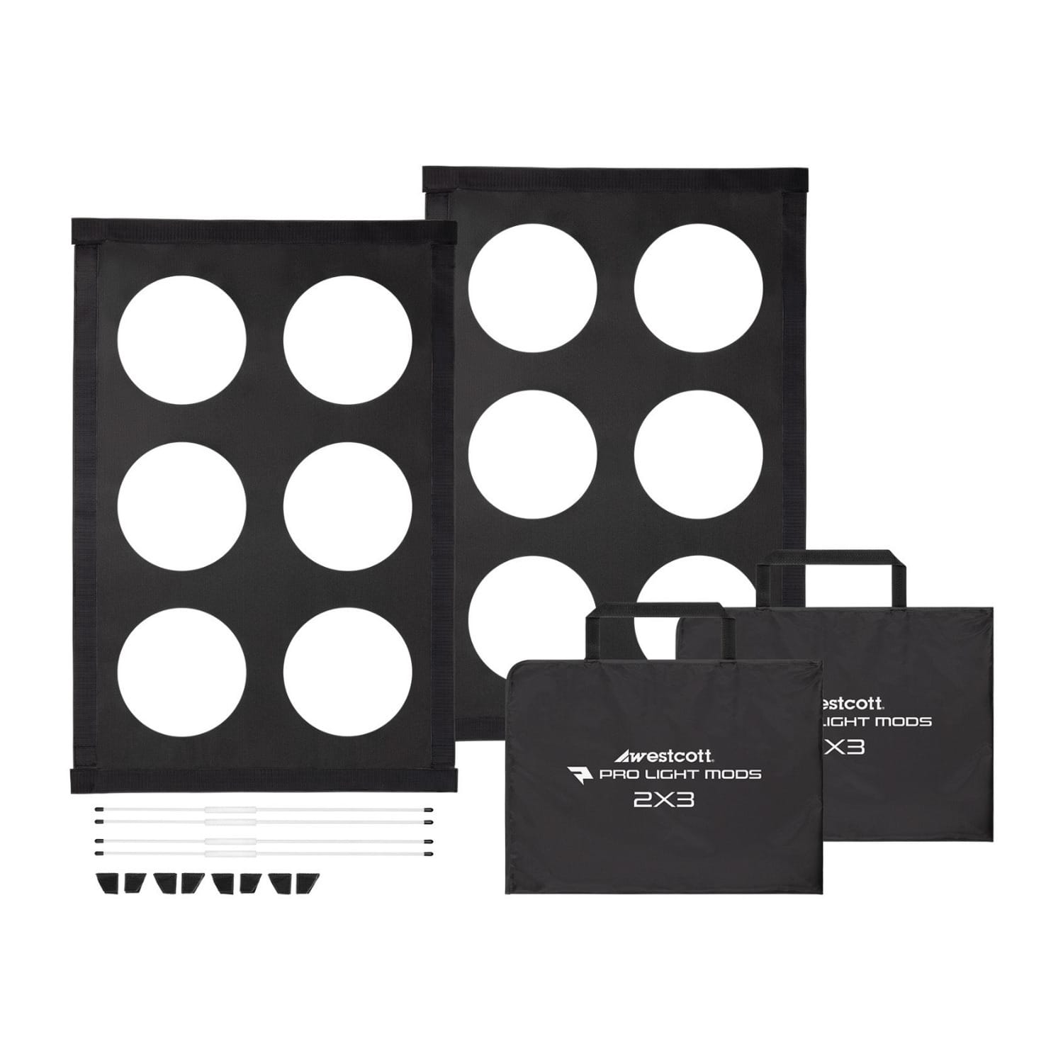 Westcott - Pro Light Adjustable Corner System Mods 2 x 3 (Standard, 2-Pack)