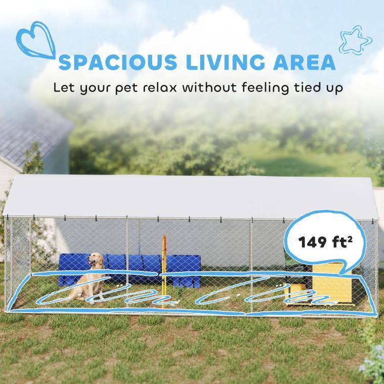SPACIOUS LIVING AREA  
Let your pet relax without feeling tied up  
149 ft²