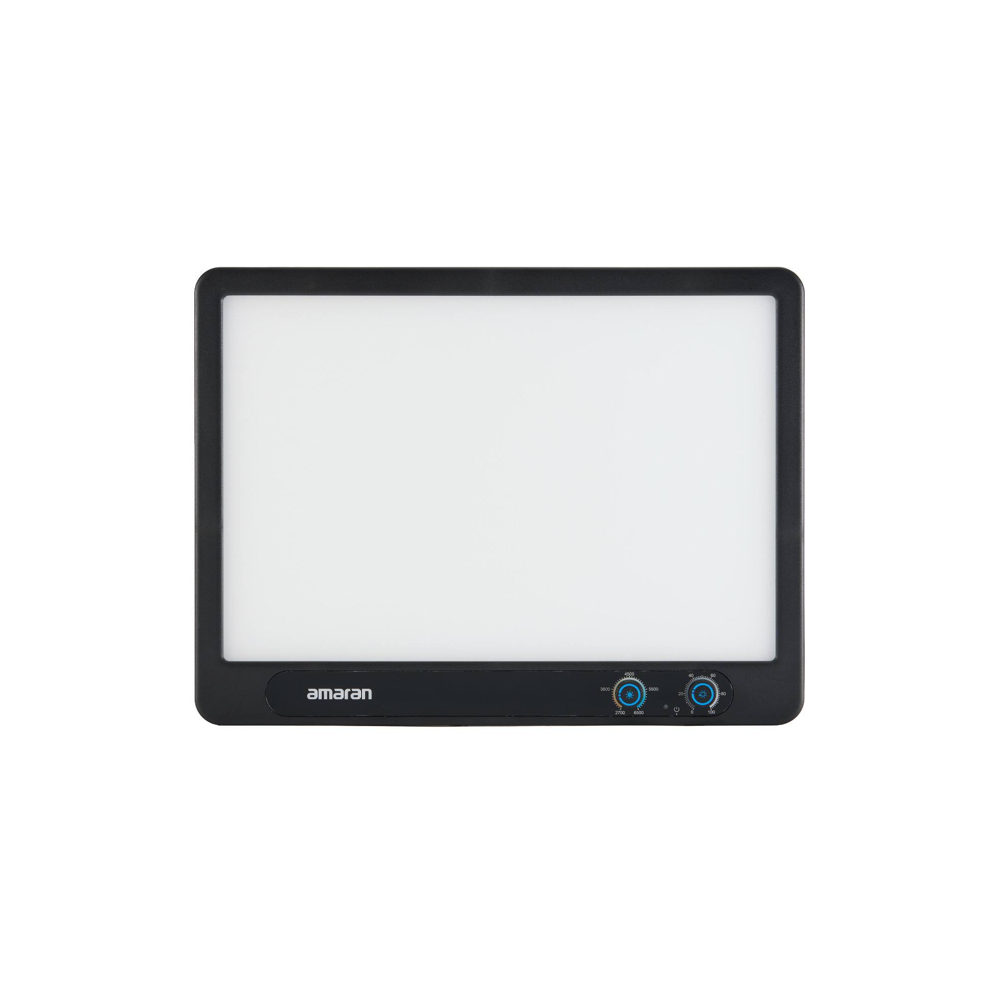 Angle. Amaran - Amaran Verge Edge-Lit LED Panel Light Flicker-Free Eye-Safe - Charcoal (US).