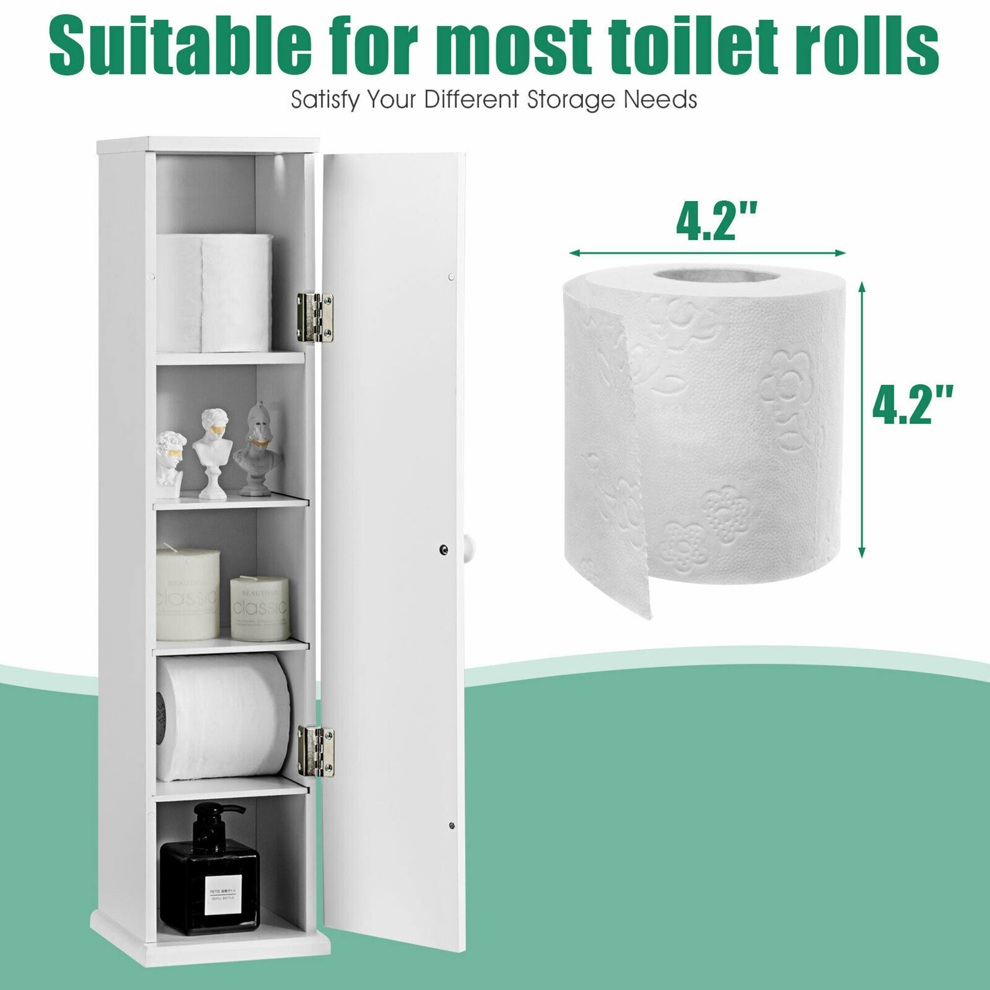 Suitable for most toilet rolls  
Satisfy Your Different Storage Needs  

4.2"  
4.2"