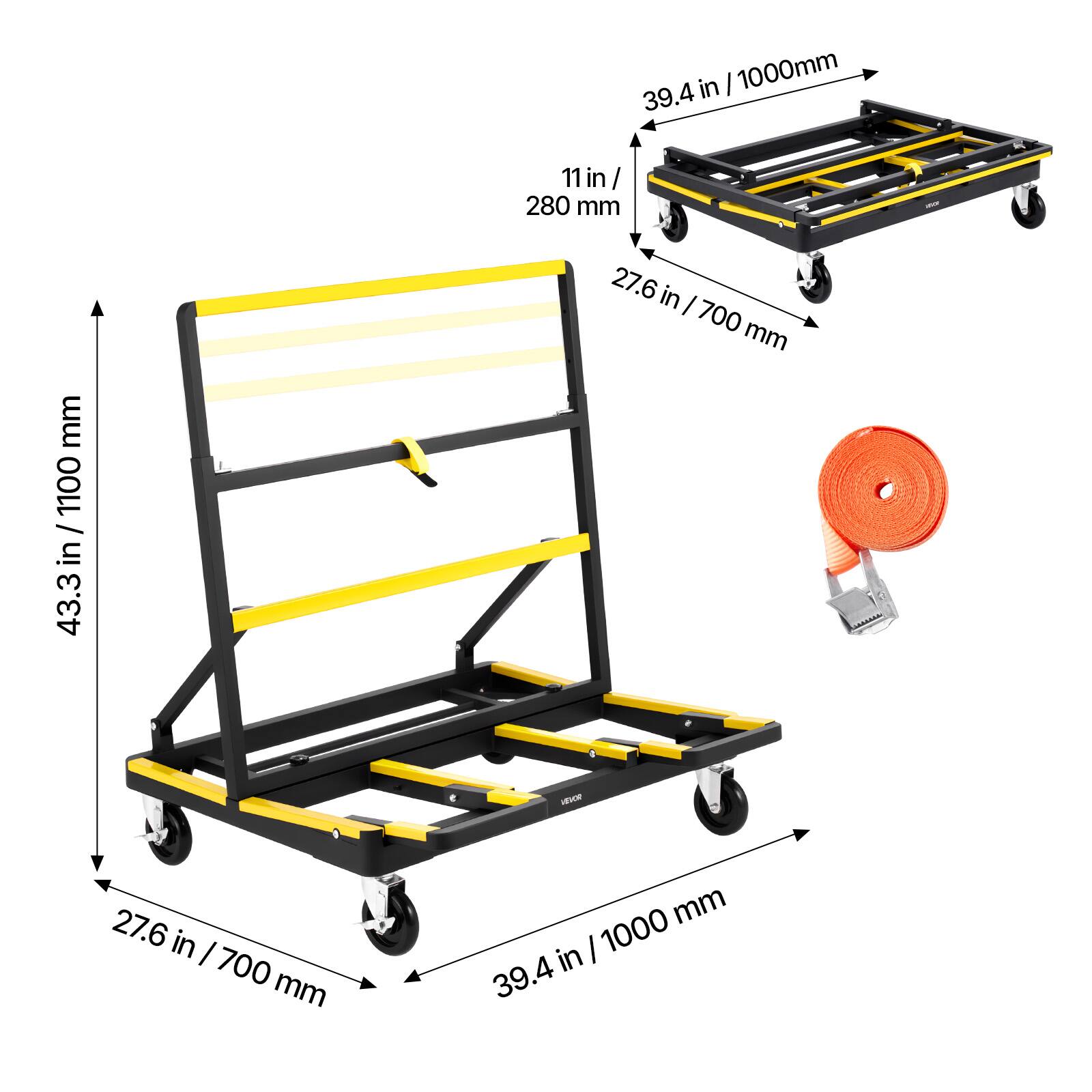 - 39.4 in / 1000 mm
- 11 in / 280 mm
- 27.6 in / 700 mm
- 43.3 in / 1100 mm