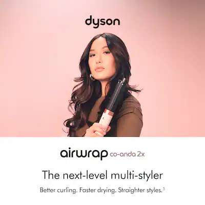 Dyson Airwrap Coanda 2x Multi-Styler and Dryer For Straight+Wavy Hair Ceramic Pink/Rose Gold