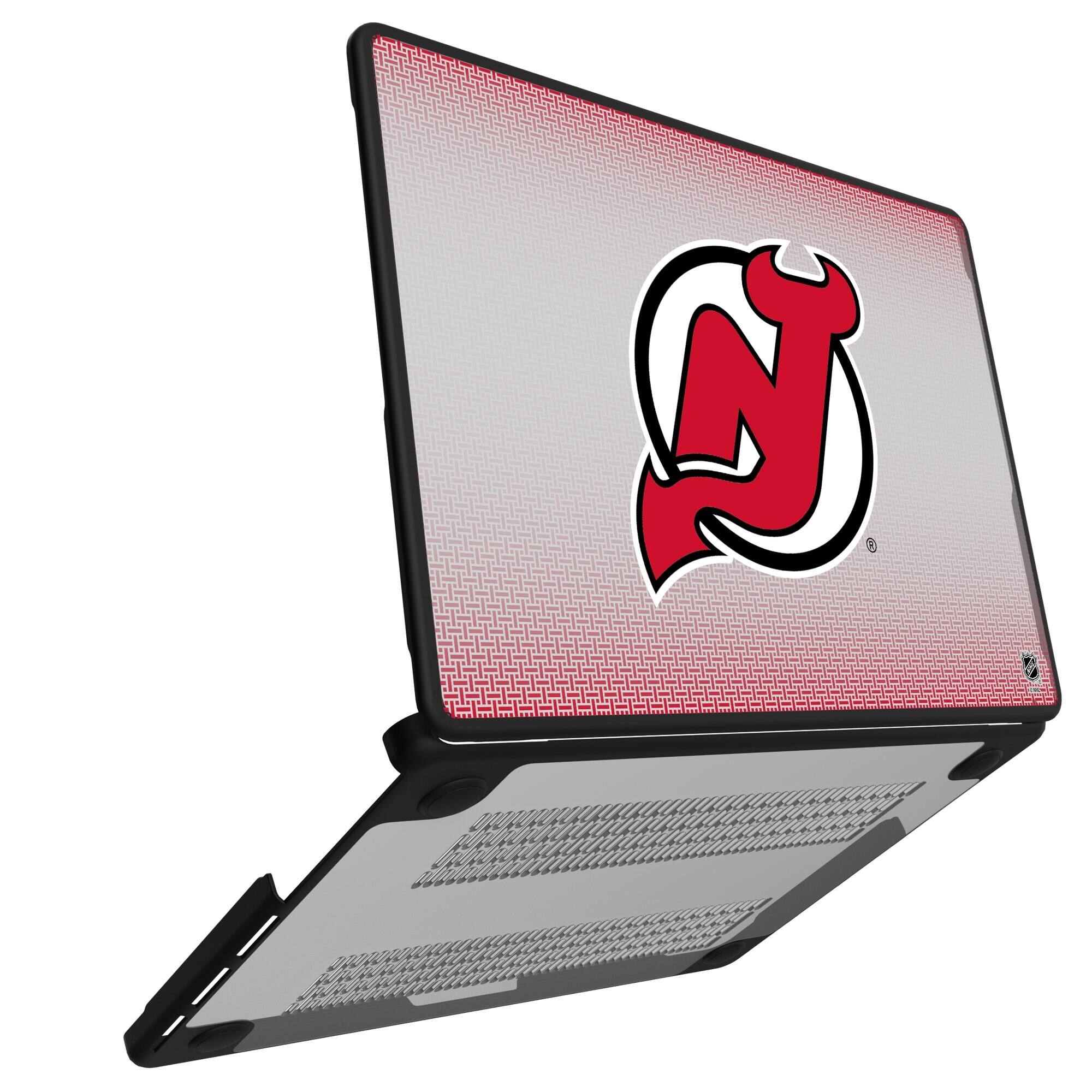 Alt View 1. Keyscaper - New Jersey Devils Linen MacBook Case - Air 15 in - Multicolor.