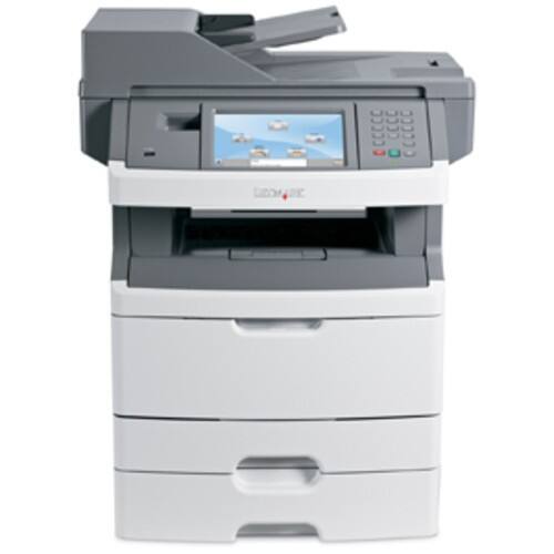 Front Standard. Lexmark - Laser Multifunction Printer - Monochrome - Plain Paper Print - Floor Standing - Gray.