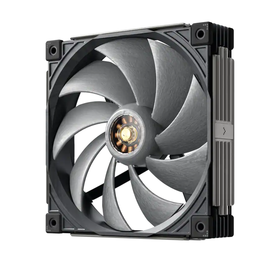 Sudokoo MACH140 Ventilateur Boîtier PC 140mm PWM Silencieux - LCP Fibre Verre, 500-2200 RPM, Garantie 6 Ans