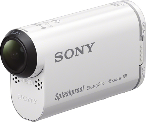  Sony - AS200 Waterproof Action Camera - White