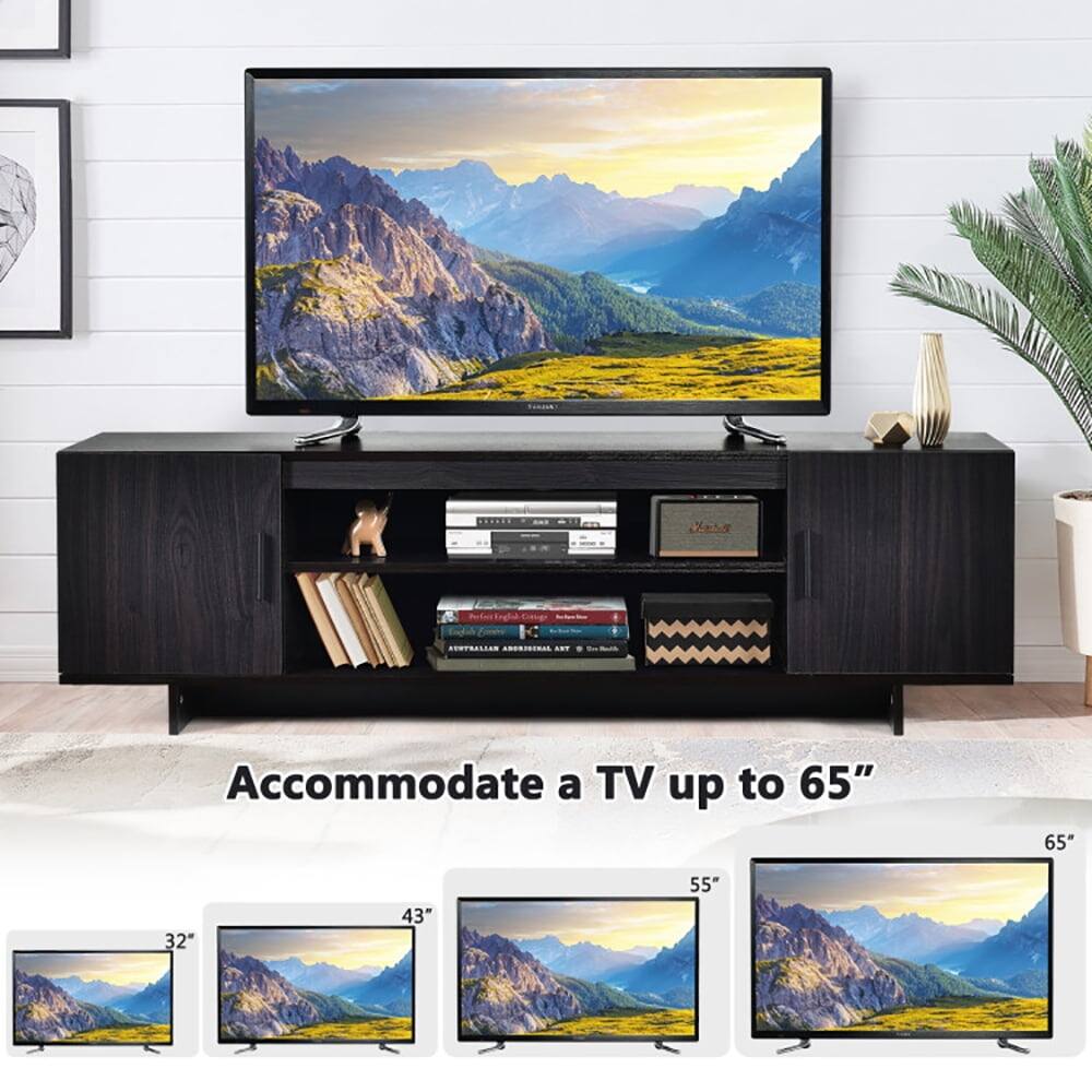 Accommodate a TV up to 65"  
32" 43" 55" 65"
